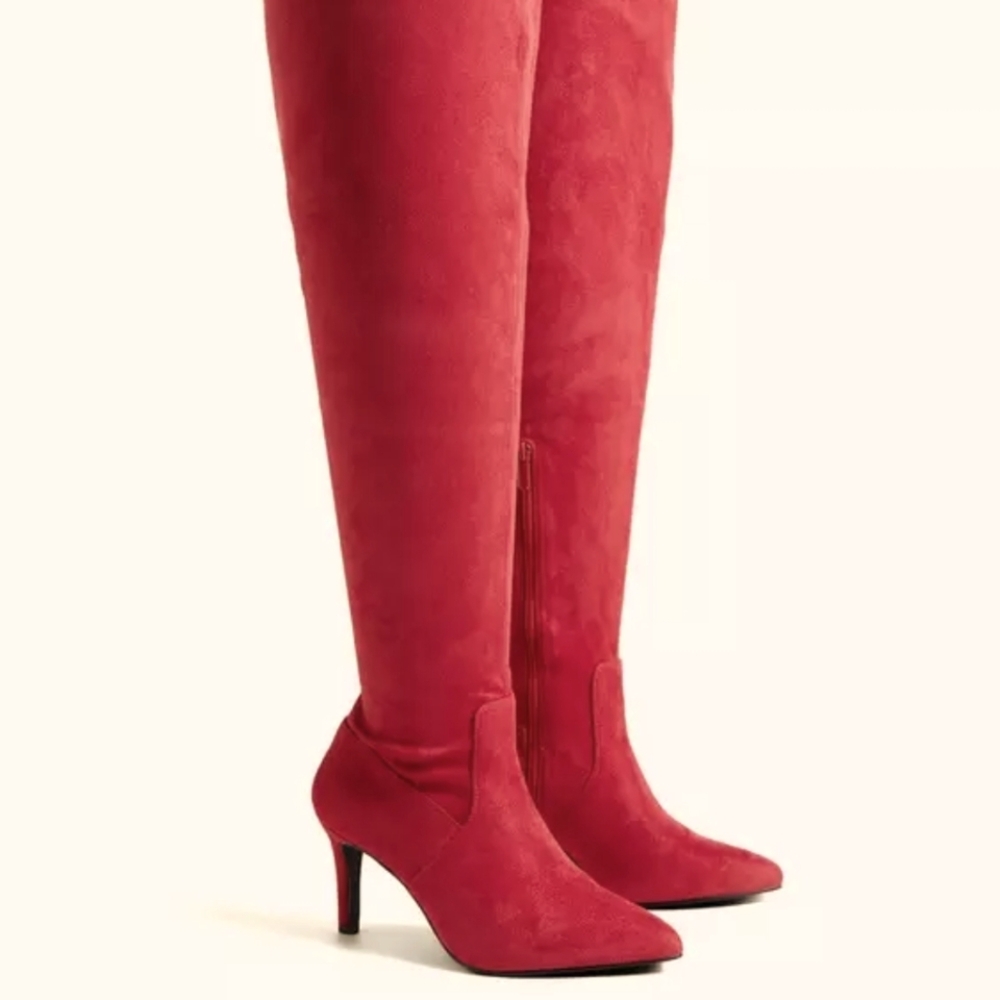*Final Price* Torrid Red Women's Knee-High Boots 11.5 WW